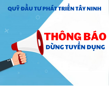 Thông báo về việc tạm dừng tuyển dụng lao động năm 2024